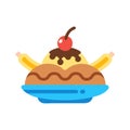 Charming Banana Split Graphic Design