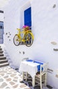 Charming Greek tavernas on narrow streets