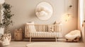 a charming haven with this cute baby room interior Royalty Free Stock Photo