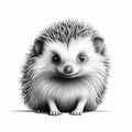 Charming Hedgehog Illustration In Zbrush Style