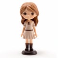 Charming Hermione Gia Figurine - Dark Beige Anime Character