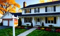Charming Home for Sale Royalty Free Stock Photo