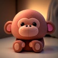 Hang in There - Adorable Monkey Plush Toy for Kids Royalty Free Stock Photo