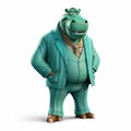 Hippomaniacs: An Animated Movie With A Stylish Blue-green Hippo