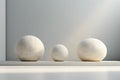 Stunning Trio: An Artistic Revelation of Three Stone Sculptures