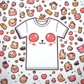 Charming Kawaii Animal Print T-Shirt