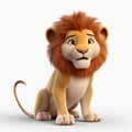 Charming Lion King 3d Wallpaper With Lively Facial Expressions