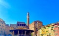 The charming medieval town of Siena in Tuscany Royalty Free Stock Photo