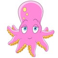 Charming octopus Royalty Free Stock Photo