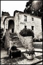 Charming Old Stone Village Streets in France Royalty Free Stock Photo