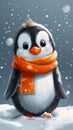 Charming Penguin Prince: A Whimsical Tale of Winter Adventures a