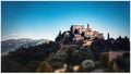 Charming Perched Village of Carros, South of France Royalty Free Stock Photo