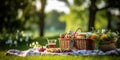 Whispers of Summer in a Cozy Park Picnic.