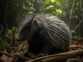 The Charming Quills of the Long-tailed Porcupine