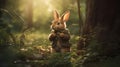 Charming Rabbit Adventure In The Enchanting Forest