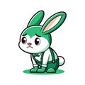 Charming Rabbit in Lazy Mountaineering
