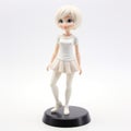 Charming Realism: White Figurine From Figma Animated Series