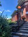 Charming red brick building in Montana