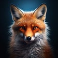 Charming Red Fox Artwork With Realistic Digital Painting Style Royalty Free Stock Photo