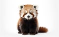 A charming red panda with a fluffy coat and a curious expression -Generative Ai