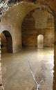 Charming Roman Cisterns in Fermo town, Marche region, Italy Royalty Free Stock Photo