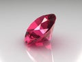 Charming Round Garnet Gemstone -3D