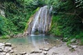 Charming serene waterfall among southern forests