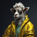 Charming Sheep In Sunglasses: A Zbrush Hip Hop Aesthetic