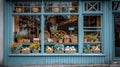 Charming Shopfront Displaying Easter Basket Variety