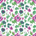 Delicate small flower pattern, perfect for soft designs. Royalty Free Stock Photo