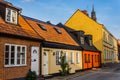 Charming small houses in Ystad Royalty Free Stock Photo
