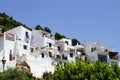 Charming small Spanish mountain village of Frigiliana Traditional town houses on a steep hillside