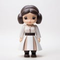 Charming Star Wars Leia Vinyl Toy With Doll-like Face Royalty Free Stock Photo