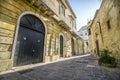 Charming street of historic Lecce, Puglia, Itly