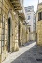 Charming street of historic Lecce, Puglia, Itly