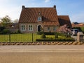 A charming suburban family house somewhere in Belgium Royalty Free Stock Photo