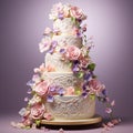 Charming Tiers: An Enchanting Wedding Cake