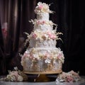 Charming Tiers: An Enchanting Wedding Cake