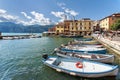 Charming town of Malcesine, Lake Garda, Italy