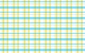 Seamless Vector Plaid Pattern Background featuring Light Blue, Yellow, and White Checks. for Wallpaper and Creative Design Themes Royalty Free Stock Photo