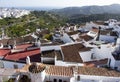 Charming view of pretty Frigiliana village, Andalusia, southern Spain