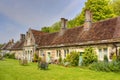 Charming Village Street of South West England Royalty Free Stock Photo