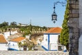 Charming whitewashed architecture of historical Vila Vicosa, Portugal Royalty Free Stock Photo