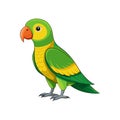 Charming Yellow-naped Amazon Bird Design Royalty Free Stock Photo