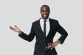 Charming young African man in formalwear