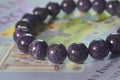 charoite bracelet, Purple Charoite Crystal Bracelet.