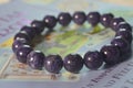 charoite bracelet, Purple Charoite Crystal Bracelet.