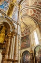 The Charola, round Templar church in the Convent of Christ Convento de Cristo Tomar, in the Centro region of Portugal,