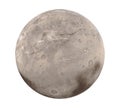 Charon, Moon of Dwarf Planet Pluto Isolated Royalty Free Stock Photo