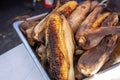 Charred elote Royalty Free Stock Photo